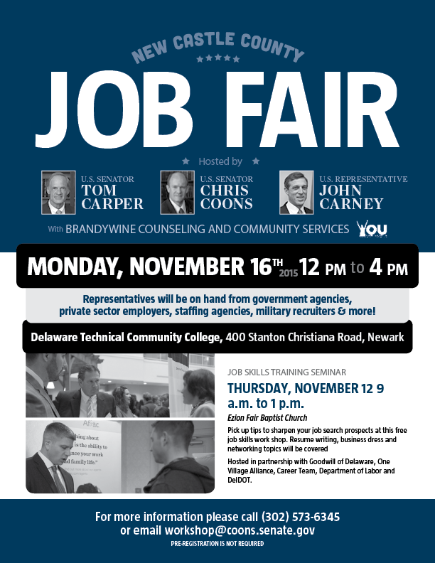 Nov 16, New Community Career & Technical Institute Career Fair